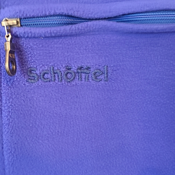 (1189) Schoffel Men's Long Sleeve Quarter Zip Fleece Jacket, Size: S Color: Blue - Picture 3 of 4